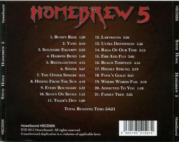 Steve Howe - Homebrew 5 (2013)-2.jpg